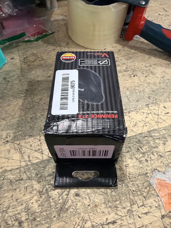 Photo 1 of ***MISSING MOUSE DONGLE*** Perixx PERIMICE-719 Right-Handed Wireless Mini Vertical Mouse, 3 Level DPI