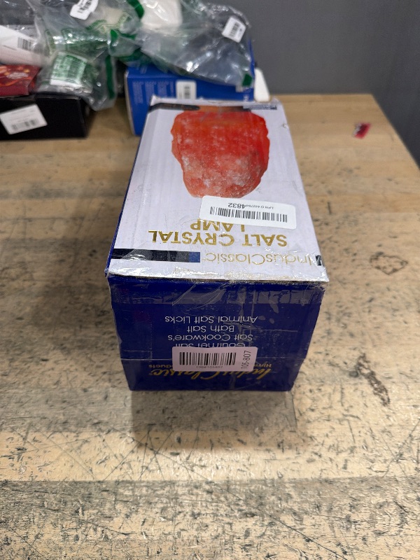 Photo 1 of *** POSSIBLY FOR PARTS/ UNTESTED*** IndusClassic LN-02 Himalayan Pink Crystal Rock Salt Lamp 4~7 lbs with Dimmer Control Switch, Quality Gift Packaging