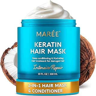 Photo 1 of EXP 08/13/2028
MAREE Deep Conditioning Hair Mask for Damaged Hair Treatment - Keratin Hair Car