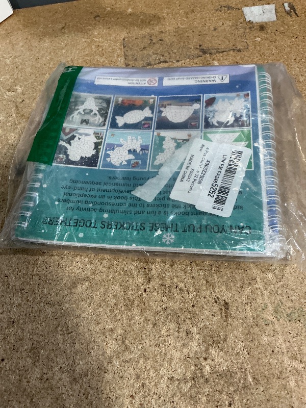 Photo 1 of  Christmas Paint by Sticker Books for Kids Ages 4-8 Sticker by Number Books Activity Book for Kids Ages 3-5 Sticker Puzzle Book Craft Art Toddlers Gift Snowman Santa Claus Xmas Tree 