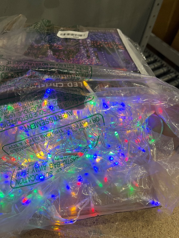 Photo 1 of 164FT 1620 LED Outdoor Christmas Lights - 360 Ice Drops, 12 Pro Modes with Timer Memory & Brightness, Waterproof Hanging Ice String Light for Holiday Wedding Garden Fence House Decor (Multicolor)
