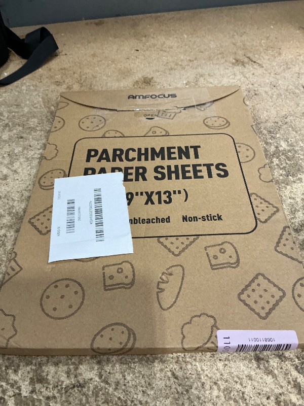 Photo 1 of 200 Pcs Parchment Paper Sheets, 9x13 In Non-Stick Precut Baking Parchment for Baking, Grilling, Air Fryer, Steaming, and More (Unbleached) - Quarter Sheet Size, Perfect for Bread, Cakes, Cookies