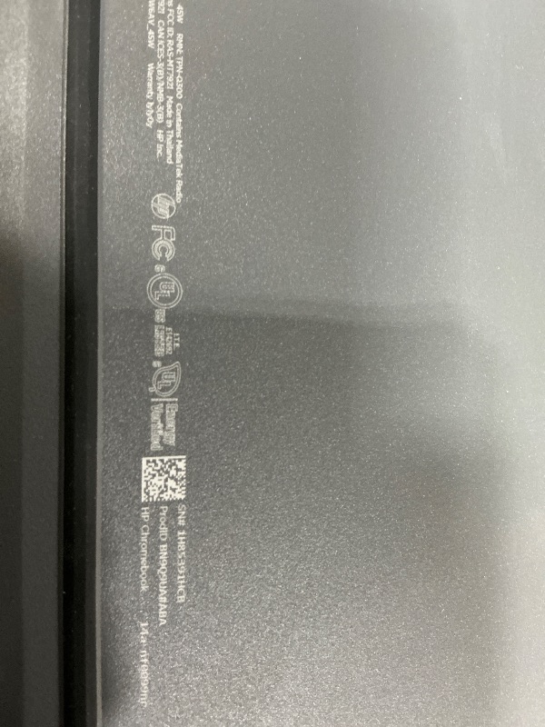 Photo 1 of **LOCKED**HP Chromebook 14 inch Laptop, HD Display, Intel Processor N100, 8 GB RAM, 128 GB UFS, Intel UHD Graphics, Chrome OS, Chalkboard Gray, 14a-nf0099nr