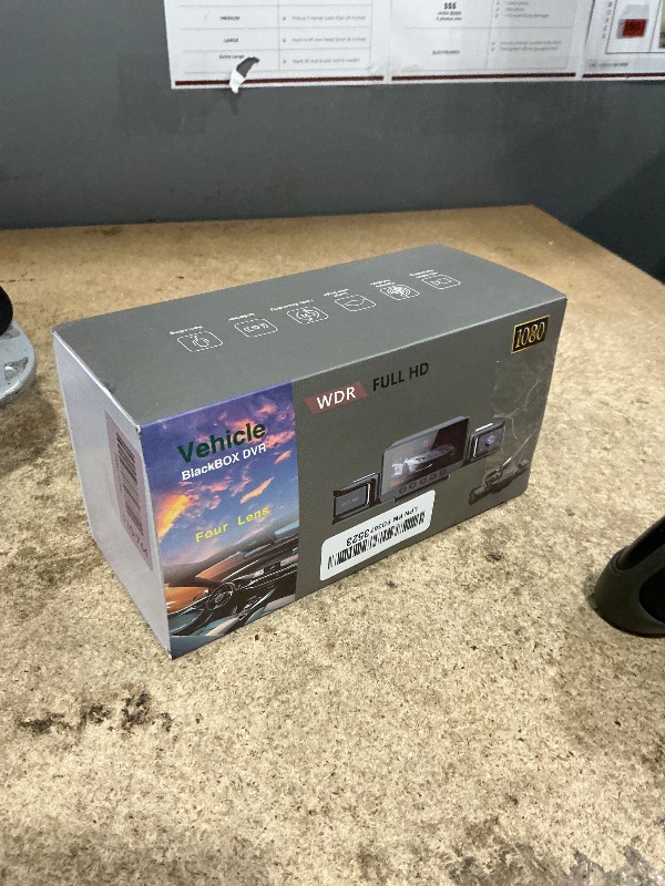 Photo 1 of 4-Channel 360° Dash cam Front and Rear FHD 1080P 180° Rotating Side-View Camera APP Control reversing Display Collision Detection Parking Monitoring Loop Recording | Suitable for sedans and SUVs