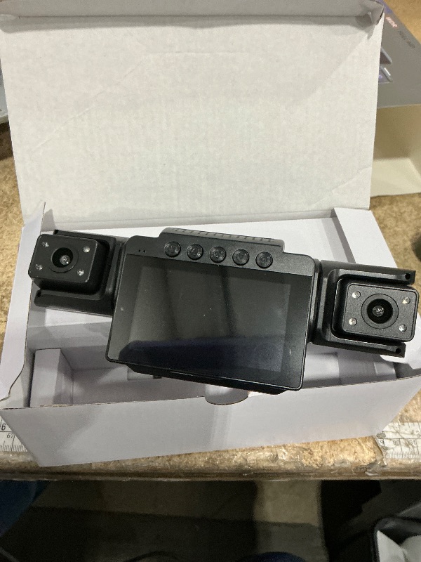 Photo 1 of 4-Channel 360° Dash cam Front and Rear FHD 1080P 180° Rotating Side-View Camera APP Control reversing Display Collision Detection Parking Monitoring Loop Recording | Suitable for sedans and SUVs