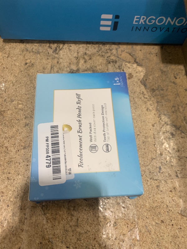 Photo 1 of ***UNWARE OF DAMAGES/UNAWARE OF MISSING PIECES***Toothbrush Replacement Heads Compatible with Snow Gen2 Electric Toothbrush,No LED Whitening,with Dust Cover,5 Pack (Polar Blue, Medium)