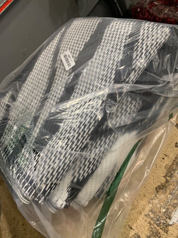 Photo 1 of YONILE Outdoor Rug 8x10 ft Waterproof, Reversible Outdoor Plastic Straw Rug for Patios Clearance, Outdoor Area Rug Carpet RV Mat for Camping Backyard Deck Porch