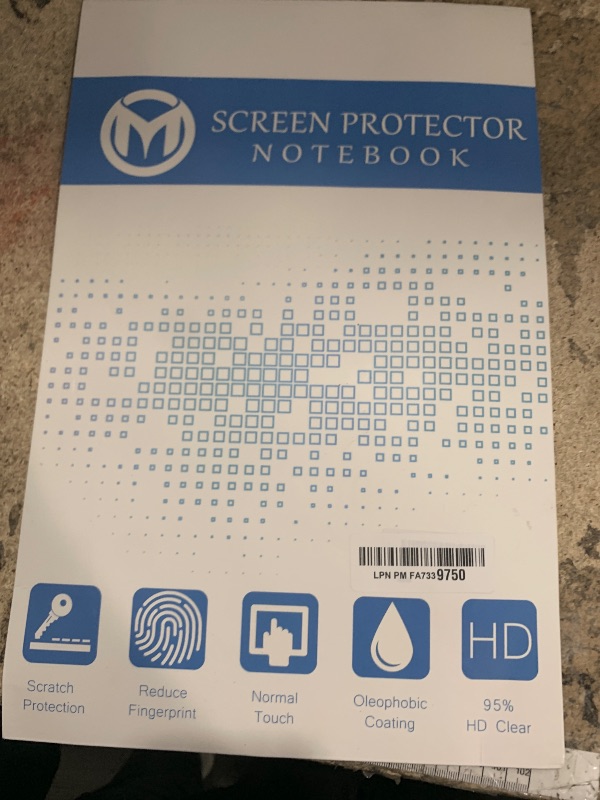 Photo 1 of 2-Pack 15.6 Inch Laptop Screen Protector for 15.6" HP/Dell/Sony/Samsung/Lenovo/Acer/MSI/LG/Razer/Toshiba/Asus 15.6" 16:9 Aspect Laptop, High Definition Anti-Scratch Clear Shield (345x194mm/ W x H)