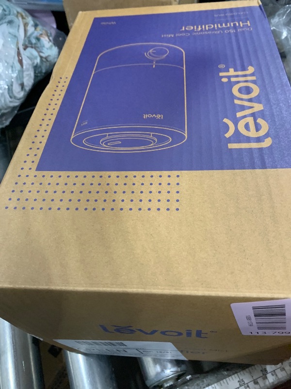 Photo 1 of ** FOR PARTS ONLY ** 
LEVOIT Humidifiers for Bedroom, Quiet (3L Water Tank) Cool Mist Top Fill Essential Oil Diffuser with 25Watt for Home Large Room, 360° Nozzle, Rapid Ultrasonic Humidification for Baby Nursery and Plant