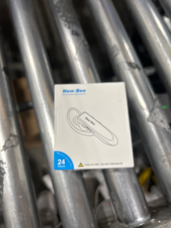 Photo 1 of [2 Pack] Bluetooth Earpiece Wireless Handsfree Headset V5.0 24 Hrs Driving with Mic 60 Days Standby Bluetooth Headset for iPhone Android Samsung Driver