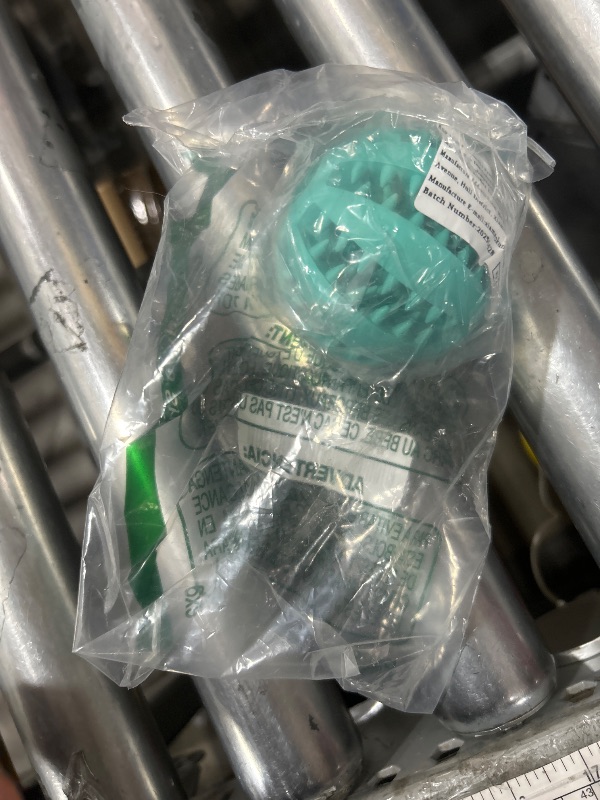 Photo 1 of 1 PC Interactive Dog Toy Ball Dog Pet Food Treat Feeder Chew Tooth Cleaning Durable Puppy Ball Random Color