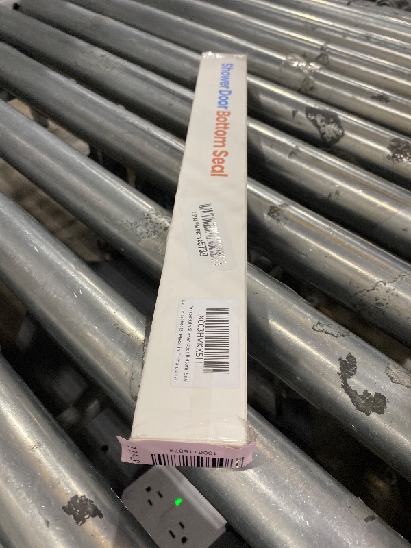 Photo 1 of AmazerBath 3 PCS Shower Door Bottom Seal for 3/8 Inch Glass - (15.75 Inches x 3), 3 Section Segmented Shower Installation Kit Frameless Glass Door Seal Strip