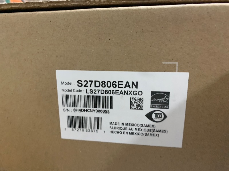 Photo 2 of SAMSUNG 27" ViewFinity S8 (S80D) Series 4K UHD High Resolution Computer Monitor, HDR10, Multiple Ports w/ HDMI, DisplayPort, USB-A, Height Adjustable Stand, LS27D806EANXGO, 2024, 3Yr Warranty