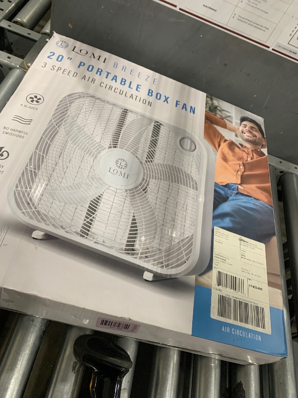 Photo 1 of 20”portable box fan