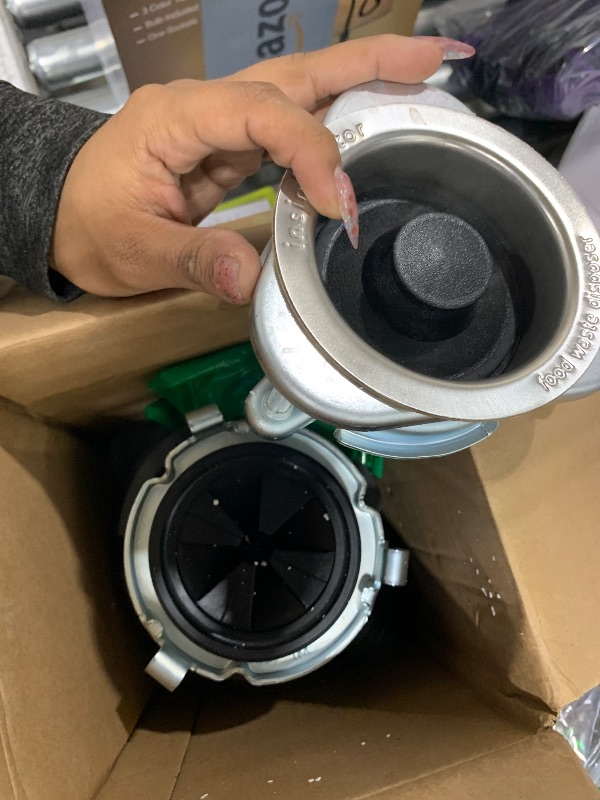 Photo 3 of InSinkErator Garbage Disposal with Power Cord, Badger 1, Standard Series, 1/3 HP Continuous Feed, Black