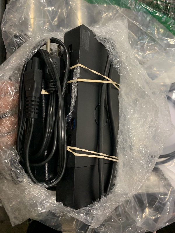 Photo 1 of *parts only* Dell WD19S Docking Station Bundle with USB-C and Dual Monitor Support - Complete Package Includes Dell WD19S Dock, 180W Power Adapter, Thunderbolt 3 & Ethernet Cable, Microfiber Cloth (Renewed)