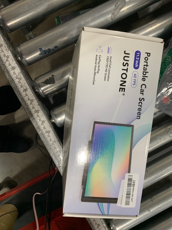 Photo 1 of [2025 Fully Laminated Screen] 11.3" Wireless CarPlay & Android Auto Portable Touch Screen - in-Cell Display, 1920x720, 60fps, Knob Controls, BT Mode for Cars, SUVs