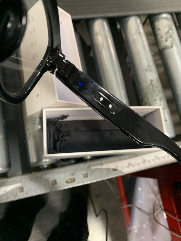 Photo 1 of NILUTO Upgraded AI Smart Glasses with Camera 8MP HD1080P Video Glasses with Camera and Audio -Video Recording Glasses with Audio, Video Glasses, Real-Time Translation (Carbon Black)