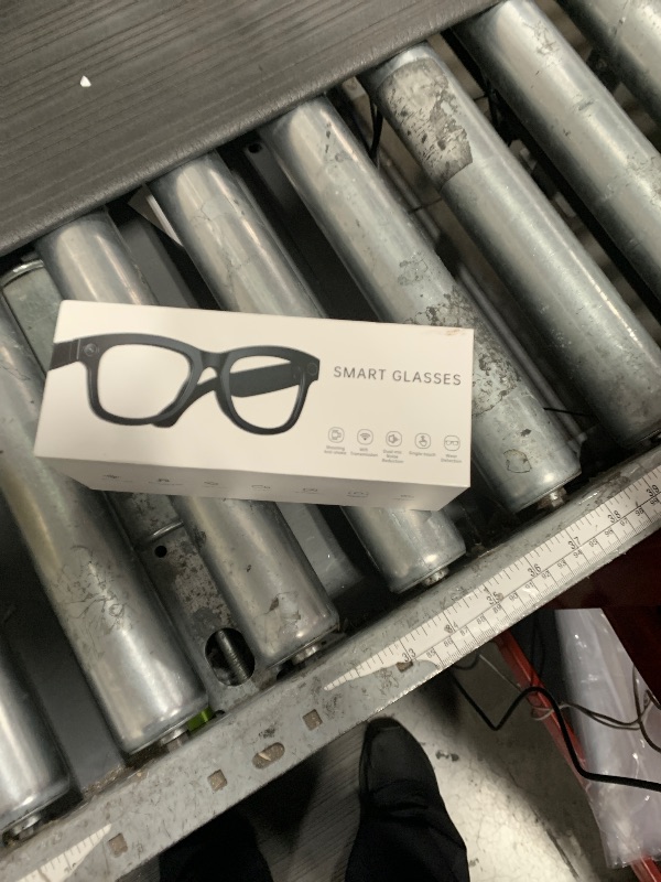 Photo 1 of NILUTO Upgraded AI Smart Glasses with Camera 8MP HD1080P Video Glasses with Camera and Audio -Video Recording Glasses with Audio, Video Glasses, Real-Time Translation (Carbon Black)