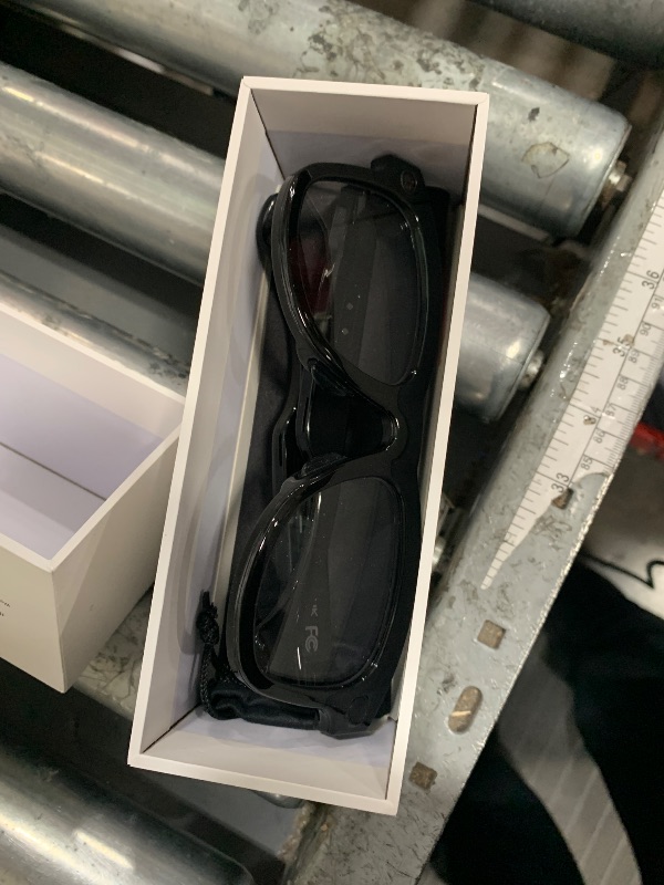 Photo 1 of NILUTO Upgraded AI Smart Glasses with Camera 8MP HD1080P Video Glasses with Camera and Audio -Video Recording Glasses with Audio, Video Glasses, Real-Time Translation (Carbon Black)
