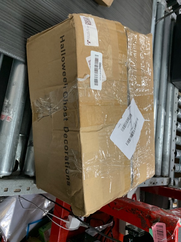 Photo 1 of [Timer] 2Packs Halloween Decorations Outdoor, Cute Halloween Decorations Indoor, Spooky Ghost Halloween Decor with Witch Hat, Scary Ghosts Decor with LED Lights for Front Porche Yard Garden Home