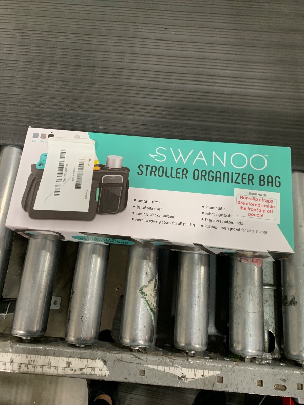 Photo 1 of Swanoo Stroller Caddy Organizer With Cup Holder, Non Slip Straps Bag for Phone, Pet Stroller Accessories, Universal Fits Uppababby Vista v2 Wonderfold Wagon, Doona and More