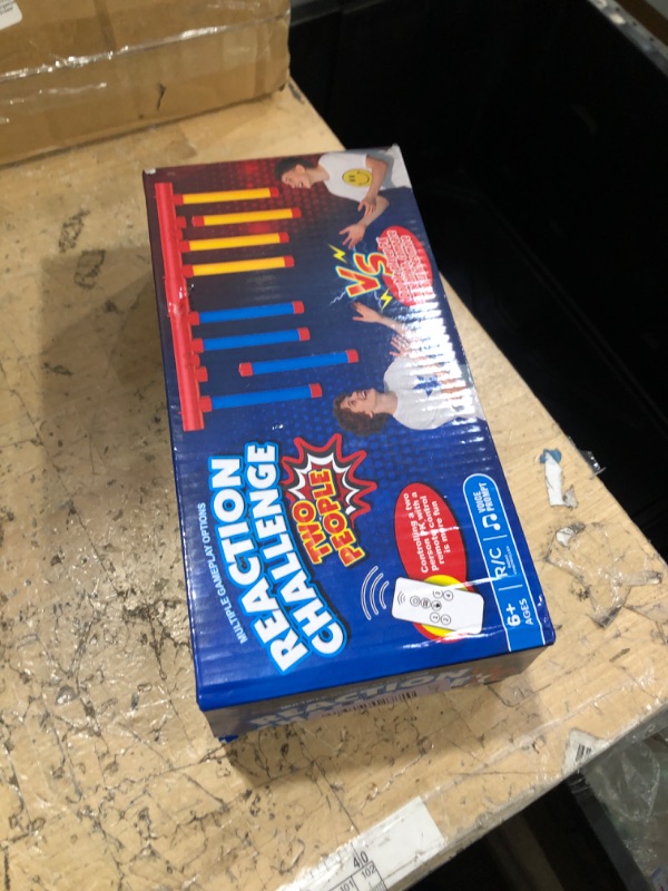 Photo 1 of ***MISSING PIECES*** Maymalze Reflex Sticks Challenge Game with Remote Control in 3 Speed Modes for Solo/Dual Play,Hand Eye Coordination & Reaction Training Toy,Reflex Drop Sticks Game for Kids Adults(Battery Free)