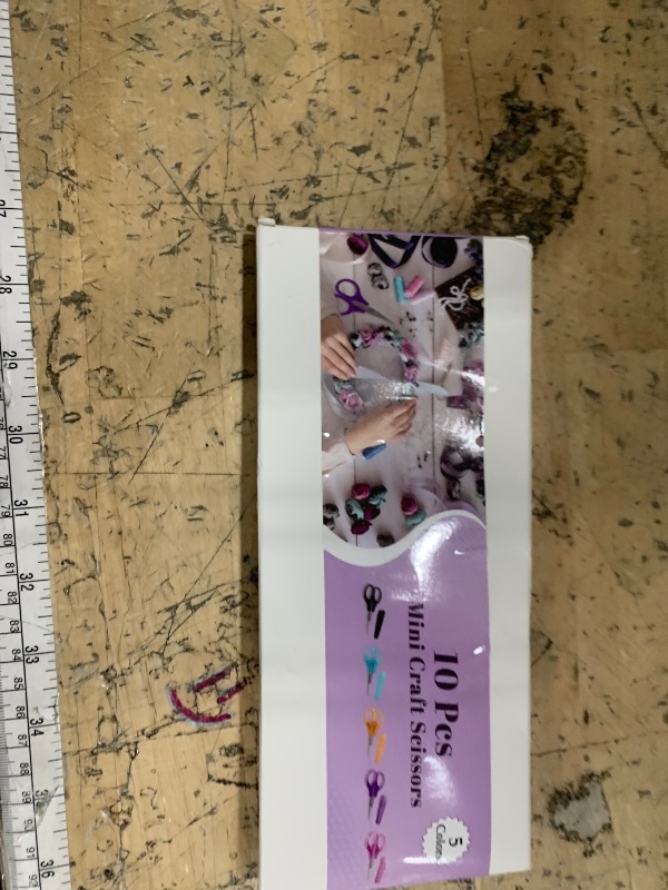 Photo 1 of 10 Pcs Small Scissors All Purpose, Stainless Steel Sharp Mini Detail Craft Scissors with Protective Cover for Embroidery, Paper Cutting, Sewing, Knitting, Crafting, 3.5"