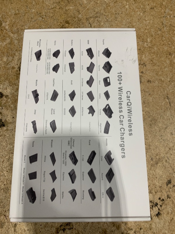 Photo 1 of ***UNTESTED*** TAPTES Wireless Charger for BMW X3 G01 2024-2018 X4 2025 2024 2023 2022 2021 2020 2019, Charging Pad Mat Accessories for Car Phone, Car Charger Mount Compatible for BMW X3/X4