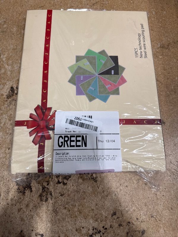 Photo 1 of ***MISSING PIECES*** 3 Layers Non Scratch Wire Dish Cleaning Supplies 15PCS - Wire Dishwashing Rag Home Essentials-Reusable Steel Wool Scrubber Washcloths,Kitchen Towels and Dishcloths Set for Pans Sinks & Cookware