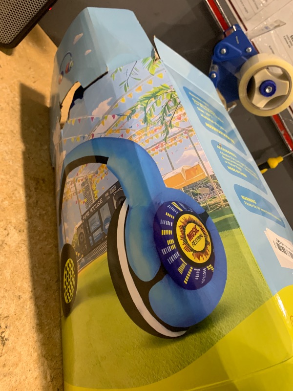 Photo 1 of 10FT Inflatable Headphones Archway Party Decorations, 80's 90's Party Decoration, Blow up LED Lights Favors for 80s 90s Hip Hop Theme, Music, Disco Retro Theme