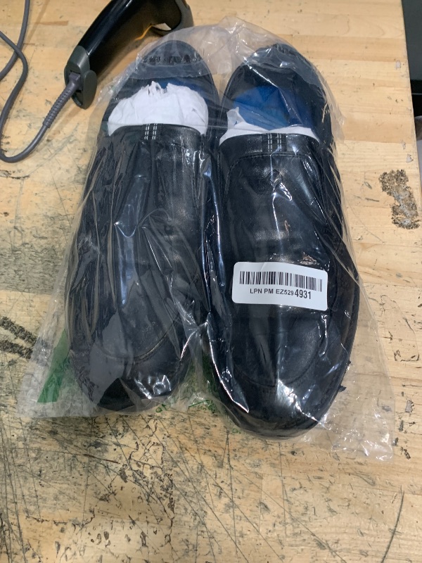 Photo 1 of ***(HEAVILY USED/ MINOR DAMAGE)***Nunn Bush Wade Slip Resistant Moccasin Toe Slip-ON Non-Marking Sole Loafer, Black, 8 Medium