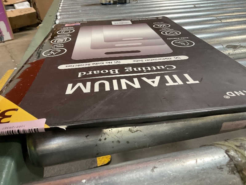 Photo 1 of **SCRATCHES**3-Pack Titanium Cutting Boards for Kitchen, Non-Slip & Double-Sided Design, 100% Pure Titanium Food-Grade Non Toxic Cutting Board, Knife-Friendly, Dishwasher Safe