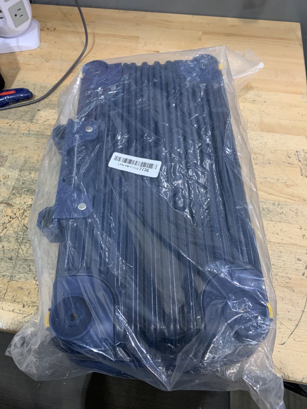 Photo 1 of ***FOR PARTS/ MISSING  A WHEEL**** Dufanxi Expandable Foldable Travel Bag with Detachable Wheels & Telescopic Handle, Large Waterproof Rolling Duffel Tote for Women and Men (Dark Blue)