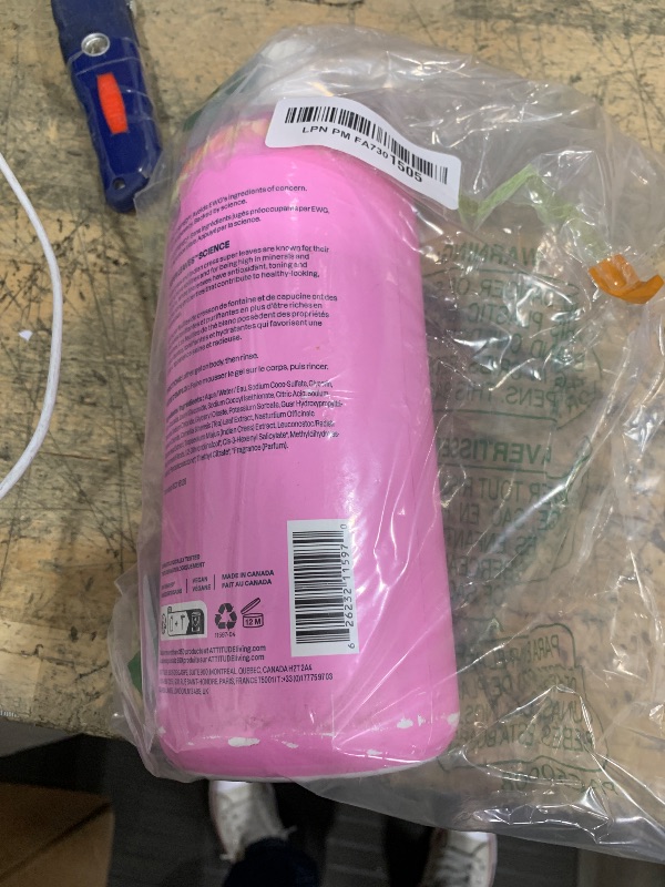 Photo 1 of ATTITUDE Soothing Shower Gel, Dermatologically Tested, Plant and Mineral-Based, Vegan Personal Care Products, White Tea Leaves, 32 Fl Oz