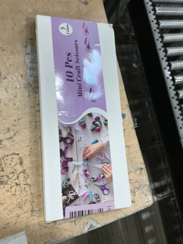 Photo 1 of  Small Scissors All Purpose, Stainless Steel Sharp Mini Detail Craft Scissors with Protective Cover for Embroidery, Paper Cutting, Sewing, Knitting, Crafting, 3.5"