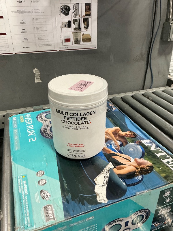Photo 1 of *7/28/2027* Codeage Multi Collagen Chocolate Protein Powder - Hydrolyzed Bovine Collagen Peptides, 5 Collagen Types & MCT Oil - Collagen Creamer, Chocolate Collagen Peptides - Protein Shakes - Non-GMO - 18.17 oz