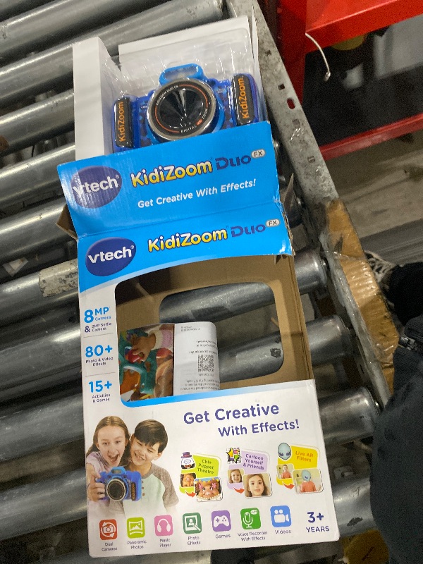Photo 1 of VTech KidiZoom Duo Camera FX Kids Digital Dual Cameras, Blue
