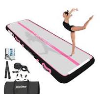 Photo 1 of *** MISSING ACCESSORIES ***Vofitny pink and black practice makes perfect  gymnastics mat