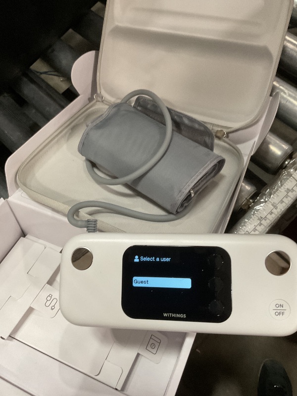 Photo 3 of POWERS ON**Withings BPM Vision – Smart Arm Blood Pressure Monitor | FDA-Cleared | Easy-to-use, Accurate Systolic & Diastolic Measurements, Wide Range Cuff | Wi-Fi & Bluetooth | iOS & Android | FSA/HSA