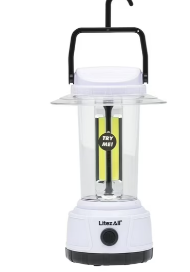 Photo 1 of *LitezAll 2000 Lumen COB LED Camping Lantern Powered by 4 D Batteries