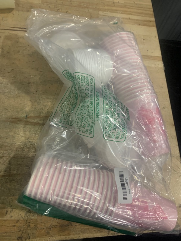 Photo 1 of ***MISSING PIECES*** Whaline 50Pcs Bow Coquette Coffee Paper Cups Pink Bowknot 16 Oz Disposable Cups With Lids For Hot Cold Drinks Birthday Baby Shower Bachelorette Party Supplies