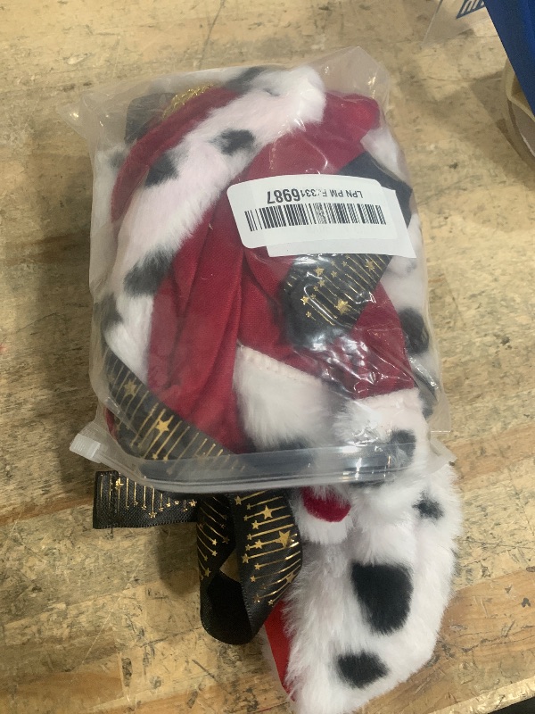 Photo 1 of ?Pet Cloak ?King Dog Cape Robe Cute Halloween Christmas Cat Costume Queen Clothes Lux Fur Royal Cape Prince Princess Outfit Birthday Dress Small Large Dog Halloween Costume (Crimson, Large)