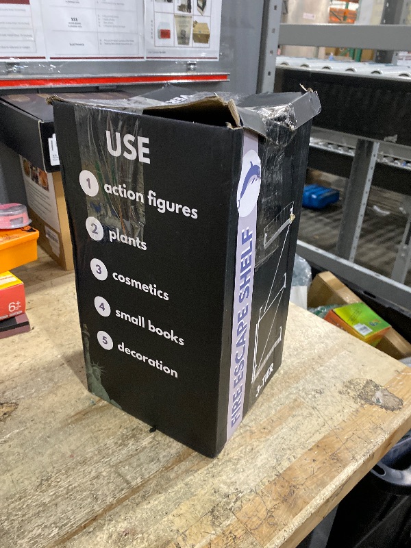 Photo 1 of VERSATILE KAS Fire Escape Shelf Fire Escape Wall Shelf Trinket Shelf Display Action Figure Figure Display Shelf Superhero Display Floating Staircase New York Wall Ladder Firescape (3-Tier)