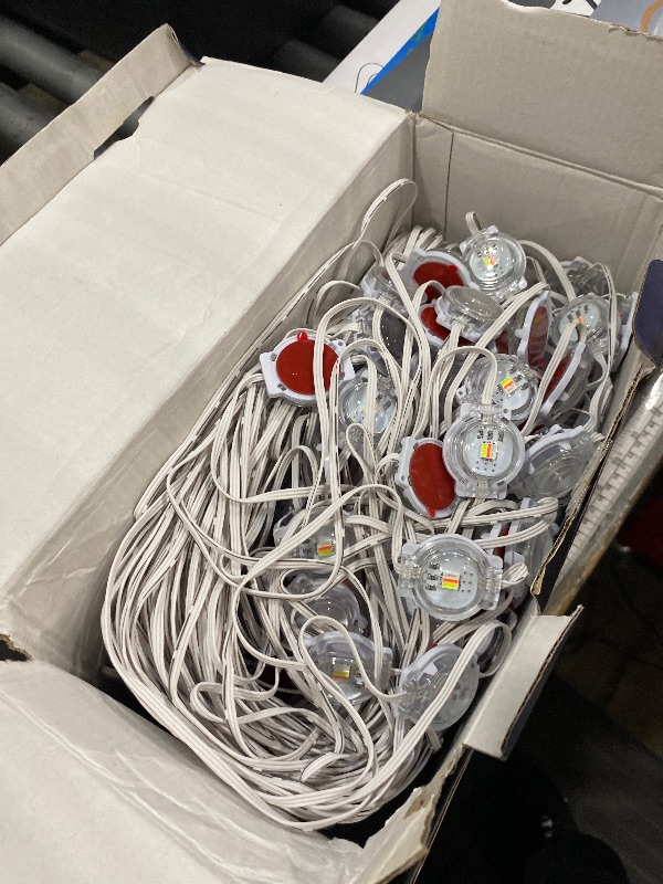 Photo 1 of 500FT Permanent Outdoor Lights Waterproof with Smart App Control Remote,DIY Scene Modes,Music Sync hronization,Eaves Lights for Garden Decor,Deck,Christmas