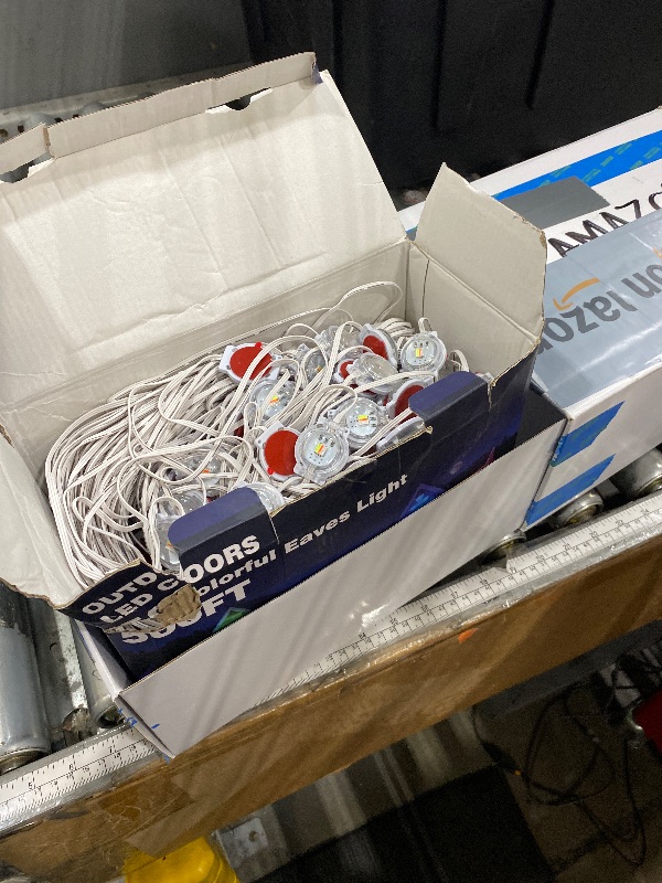 Photo 1 of 500FT Permanent Outdoor Lights Waterproof with Smart App Control Remote,DIY Scene Modes,Music Sync hronization,Eaves Lights for Garden Decor,Deck,Christmas