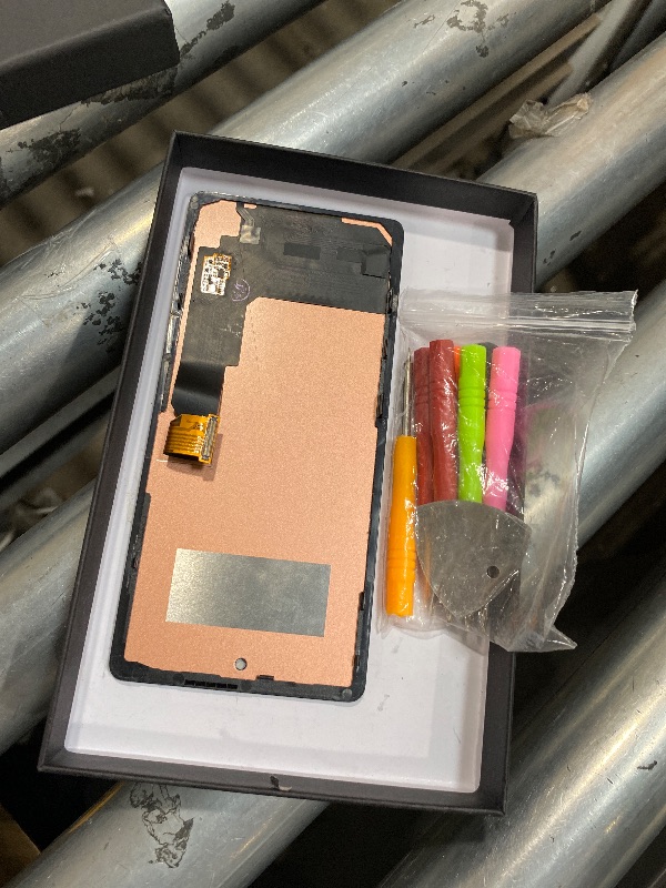 Photo 1 of [with Bracket] SWARK New LCD Display for Pixel 6A GX7AS, GB62Z, G1AZG LCD Display digitizer Screen Assembly with Upgraded Repair Tools Kit-Black
