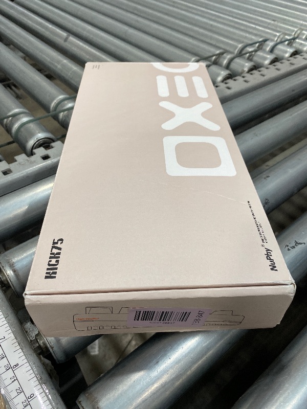 Photo 1 of nuphy Kick75 Low Profile Keyboard with Volume Knob,75% Hot Swappable Custom Wireless Mechanical Keyboard,80 Keys RGB Backlit with PBT Keycaps,BT/2.4G/USB-C (Brown Nano Switch)