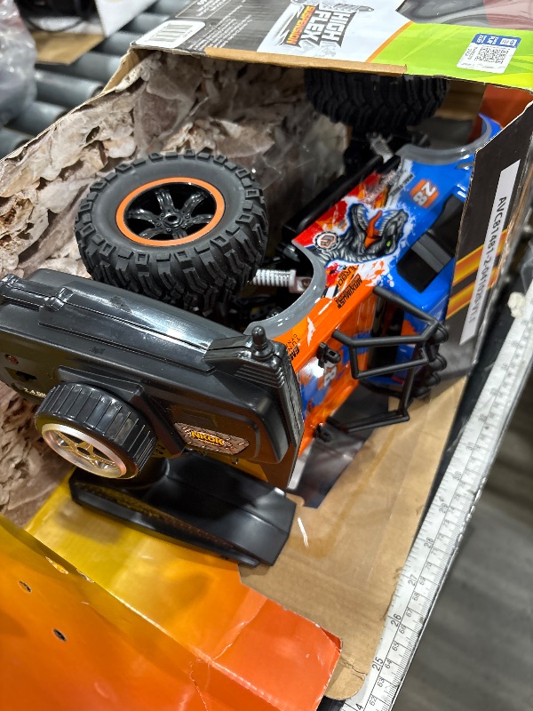 Photo 1 of **MISSING BATTERY FOR CAR**Mean Machine 4x4 Offroad Rock Crawler 2.4GHz 1/14 Scale R/C (RTR) Ford F-150 Raptor Multicolored