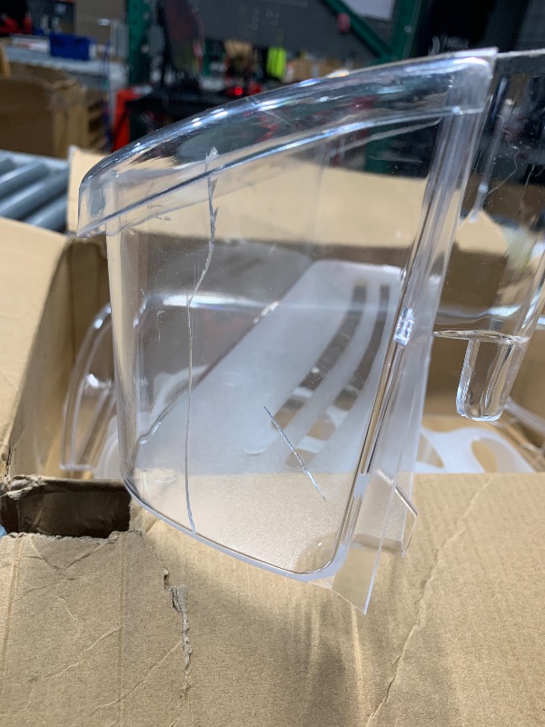 Photo 1 of **CRACK ON SIDE OF ONE BIN** Seentech 240323002 Refrigerator Door Shelf Bin for Frigi-daire & Ken-more – Replaces 240323002, 240323005, 240323006, 240323009, 240323010, Lower Bottom Shelf (2-Pack with Soda Can Organizer)